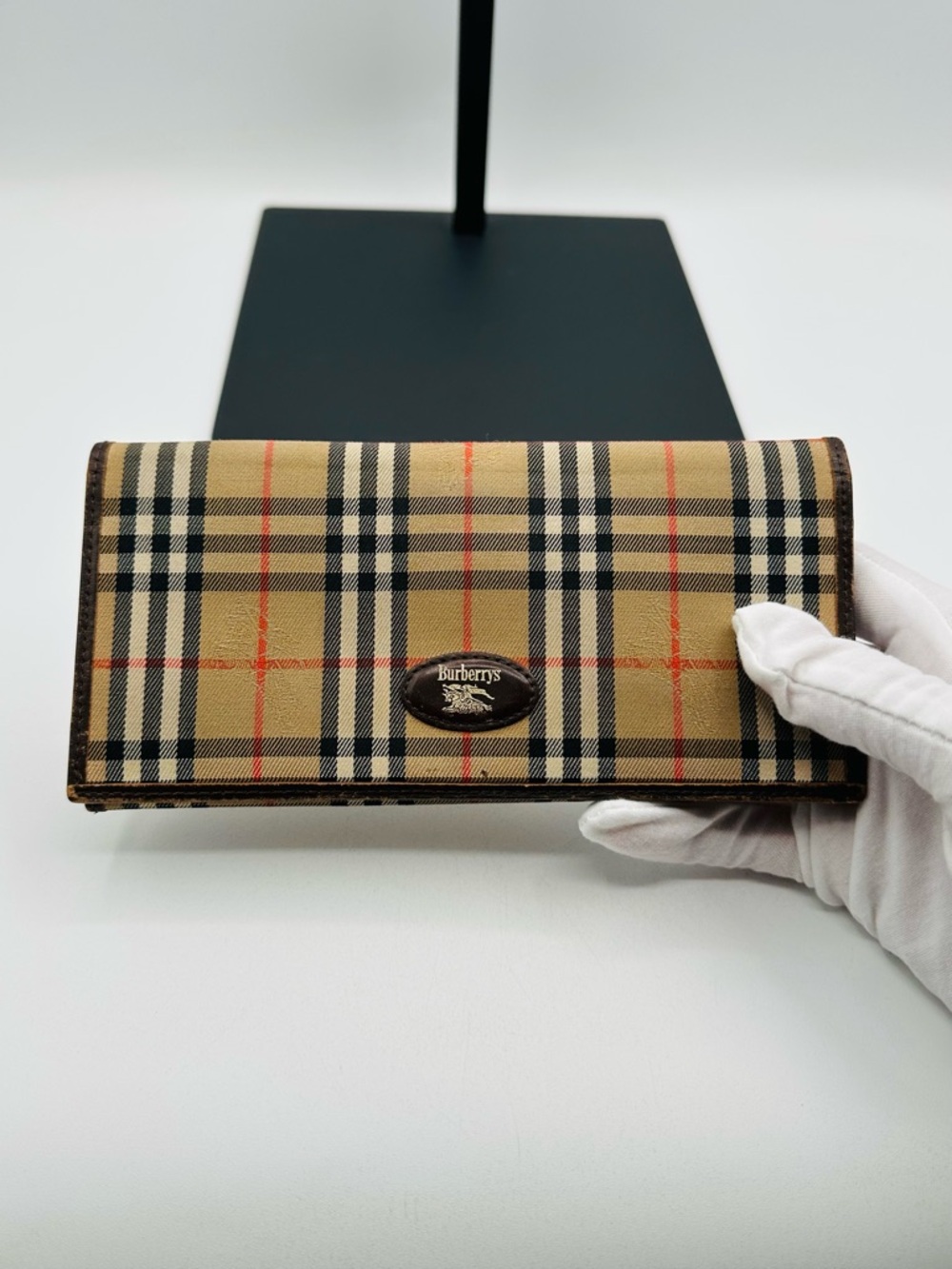 Burberry Vintage Long Plaid Wallet